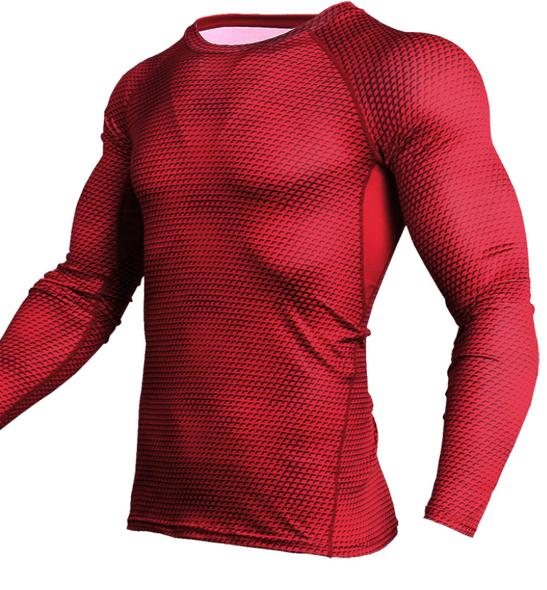 Compression Shirt Men Gym Running Shirt Quick Dry Breathable