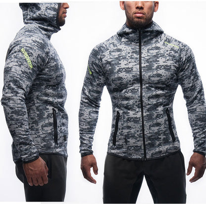 Fitness running training sports zipper cardigan