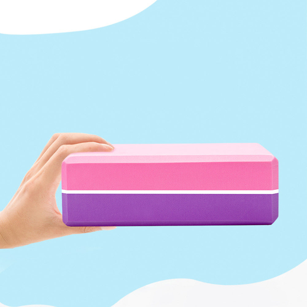 Two-color yoga brick