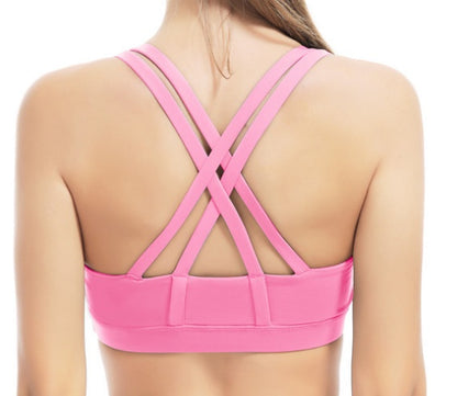 Professional Sport bra Top fitness gym women strappy