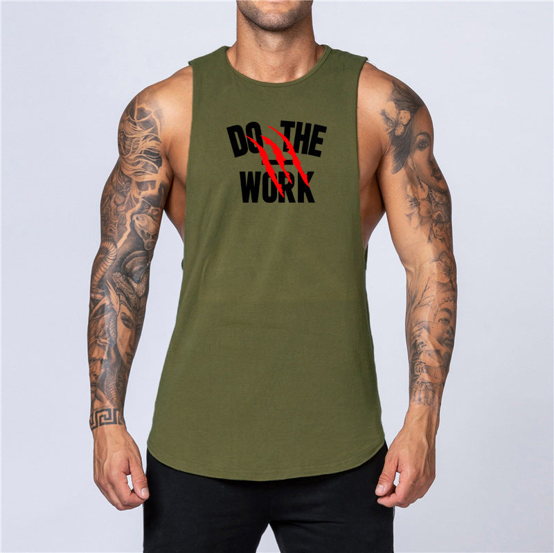 Fitness Sleeveless Waistcoat Sports Muscle Vest