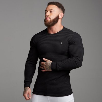 Doctor Muscle Spring Fitness Long Sleeve Men''s Sports