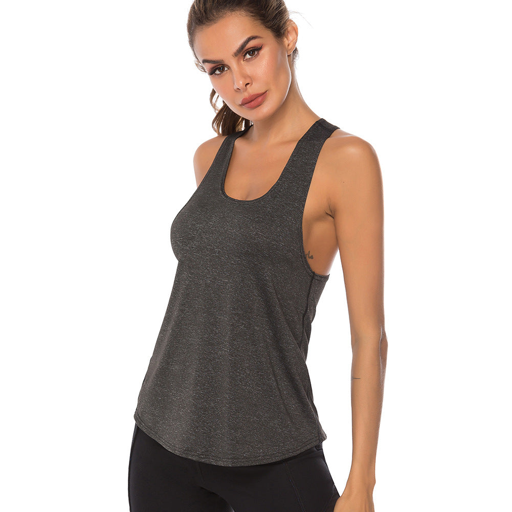 Summer Hot Women Sport Gym Back Race Vest