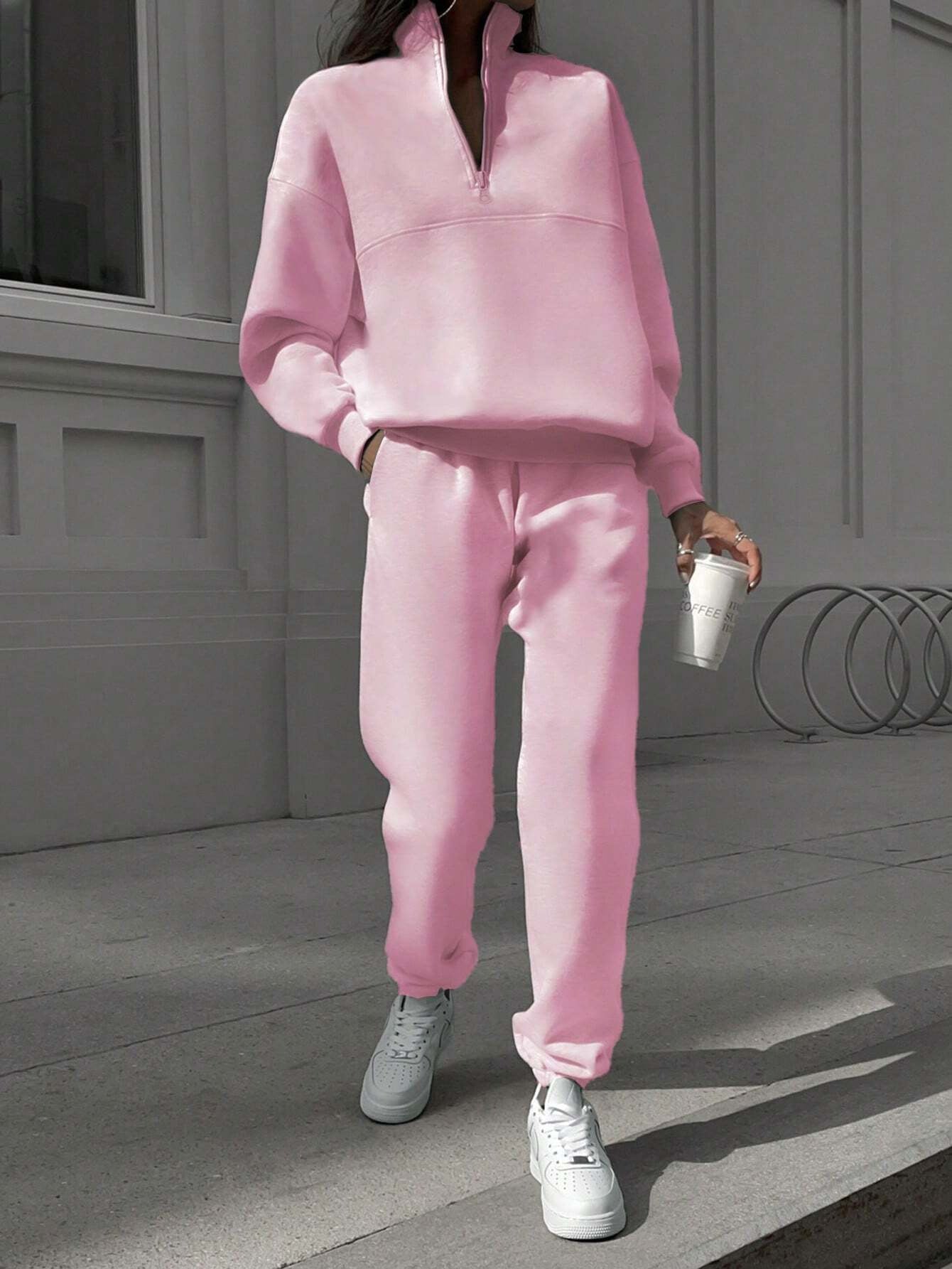 Long-sleeved Sports Sweatshirt Suit Fashion For Women