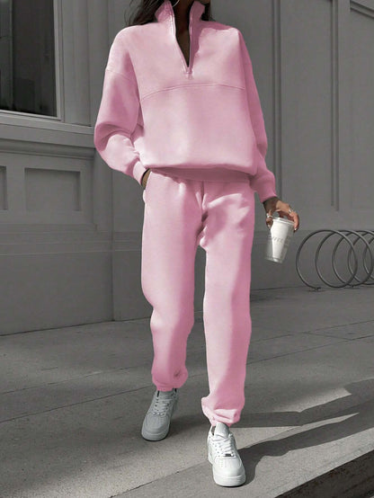 Long-sleeved Sports Sweatshirt Suit Fashion For Women