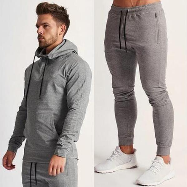 Muscle Fitness Brothers Leisure Sports Fitness Clothing Men's Suit