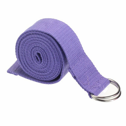 Yoga rope stretch with cotton yoga tension band