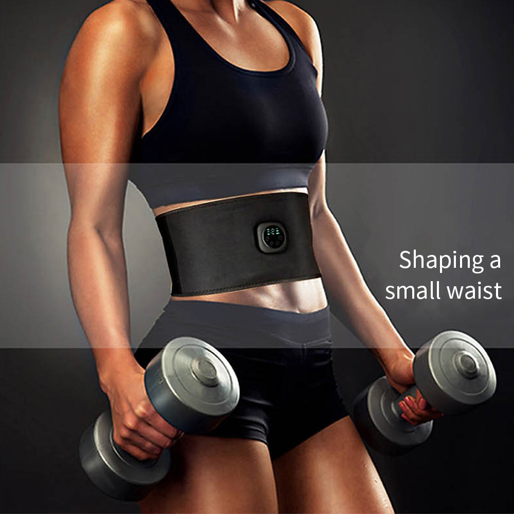 Smart Digital Display Fitness EMS Belt Abdominal Instrument