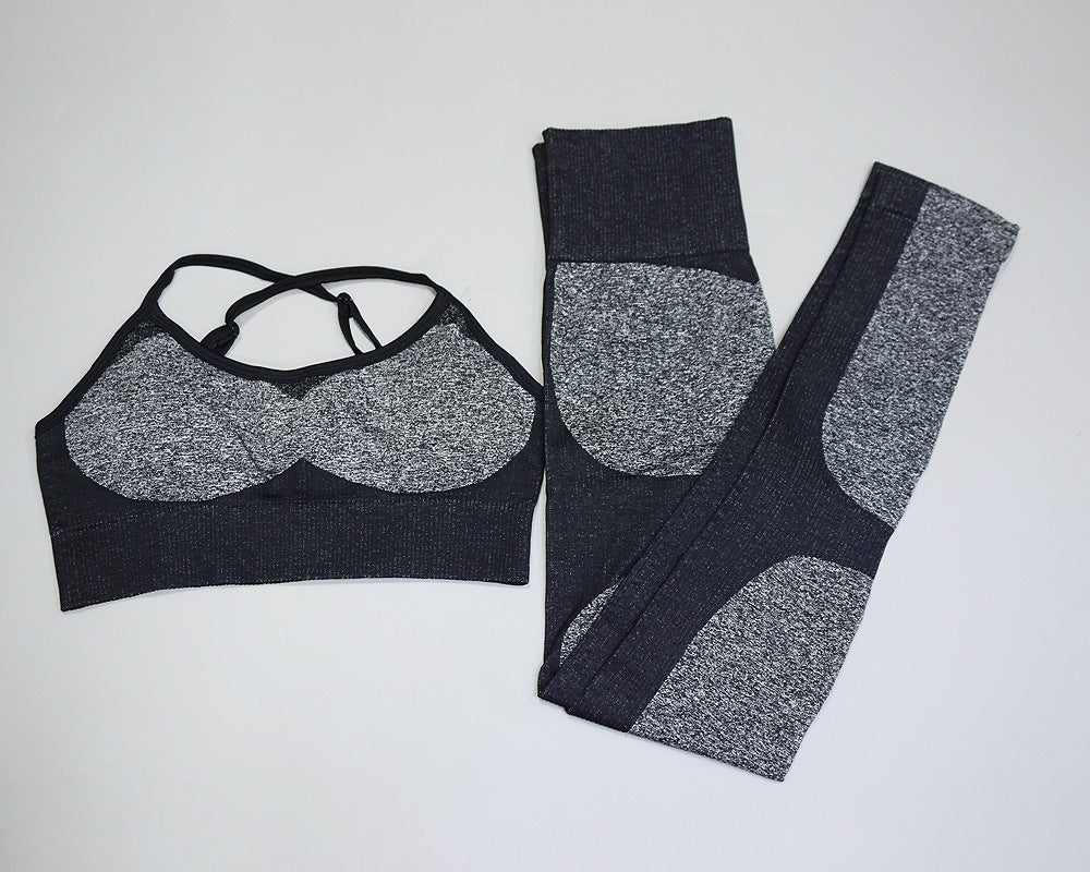 Quick Drying Yoga Vest Set Sports Running Set