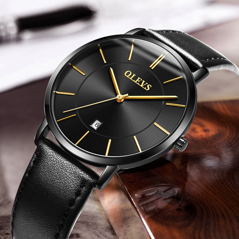 Fashion Casual Watch Men Watches Leather Sport Wristwatch