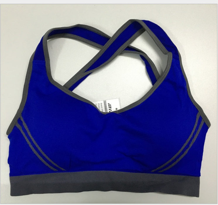 Women Athletic Vest Padded Tank Top Gym Fitness Sports