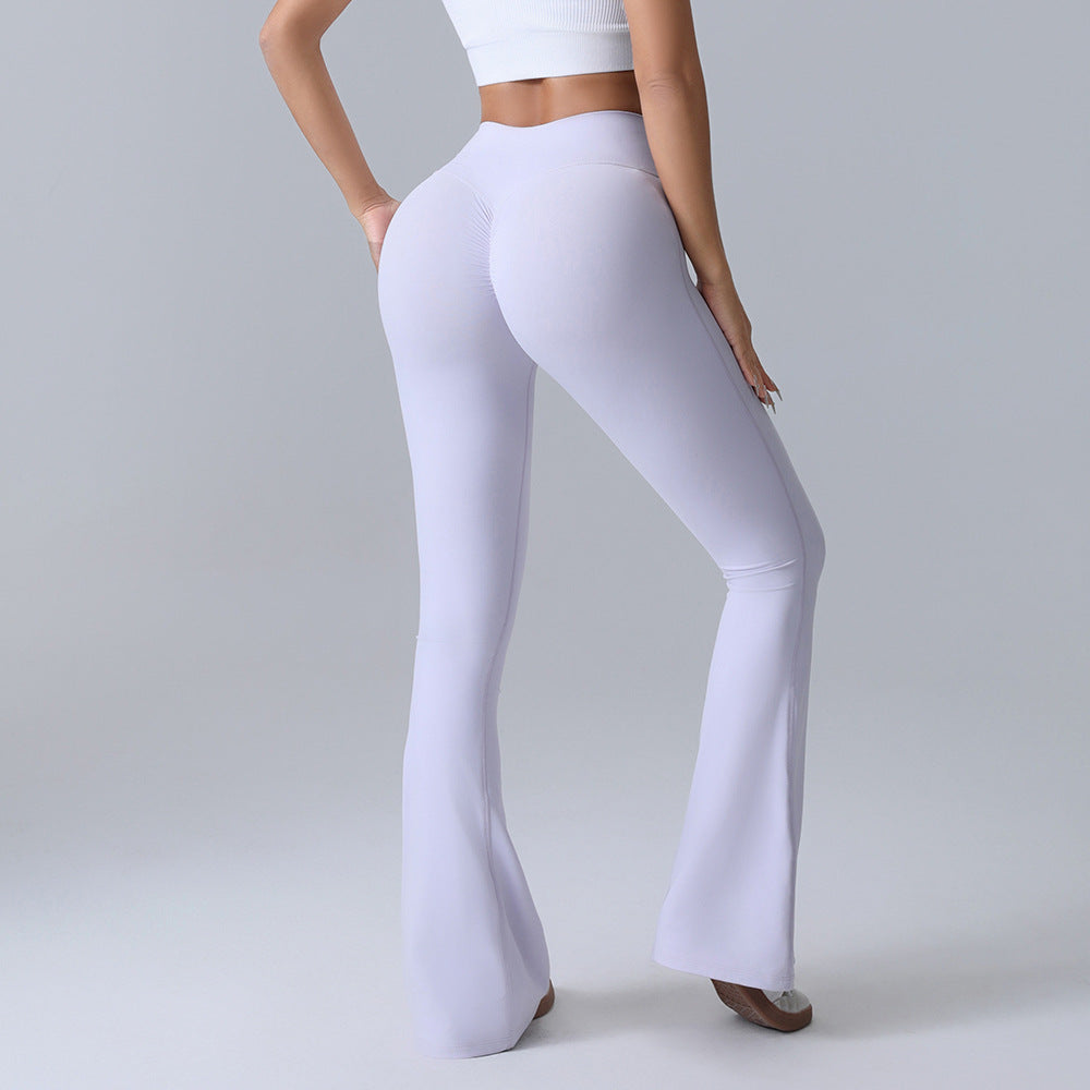Hip-lift Yoga Flared Pants Fitness Sports Wide Leg