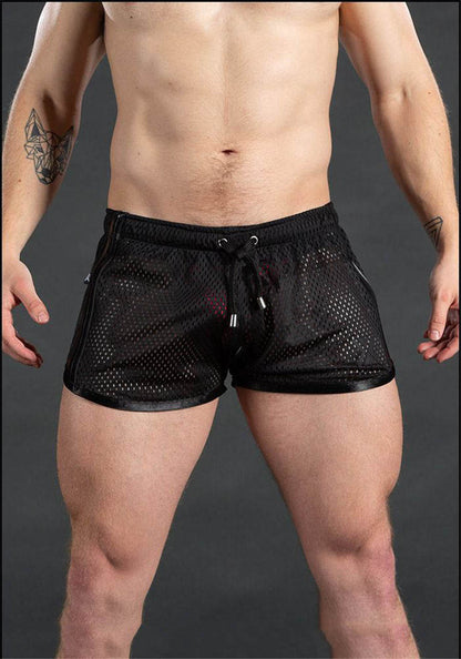 Eyelet Quick-Dry Track Shorts