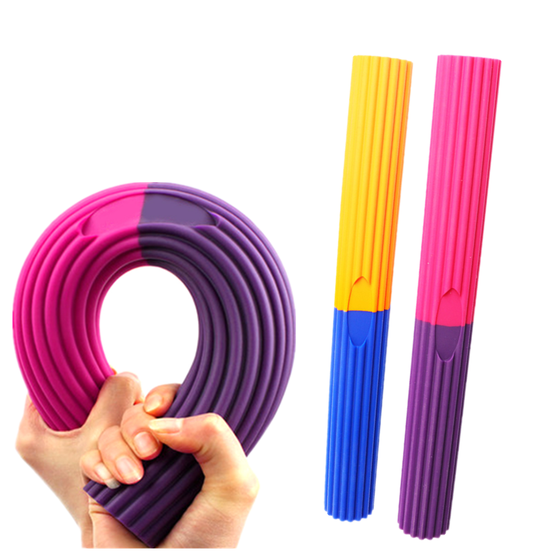 Fitness Flexible Resistance Training Bar Elbow Bar Hand Forearm Strengthener Home Gym Equipment for Massage and Injury Recovery