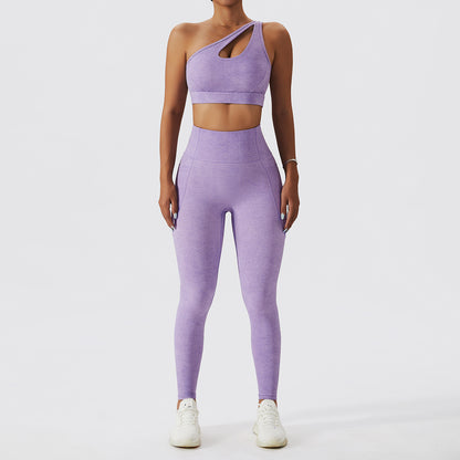 Sports Underwear Gathers Back Yoga Bra Fitness Suit