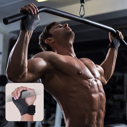 Imported Cowhide Non-slip Fitness Palm Gloves