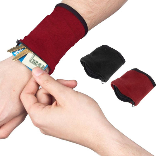 Wrist Wallet Pouch Fitness Band Wristbands Cycling Sport