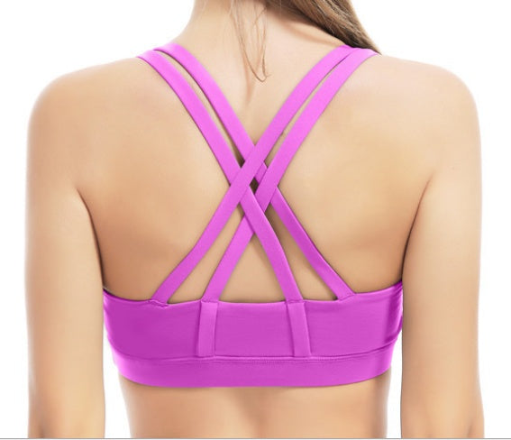 Professional Sport bra Top fitness gym women strappy