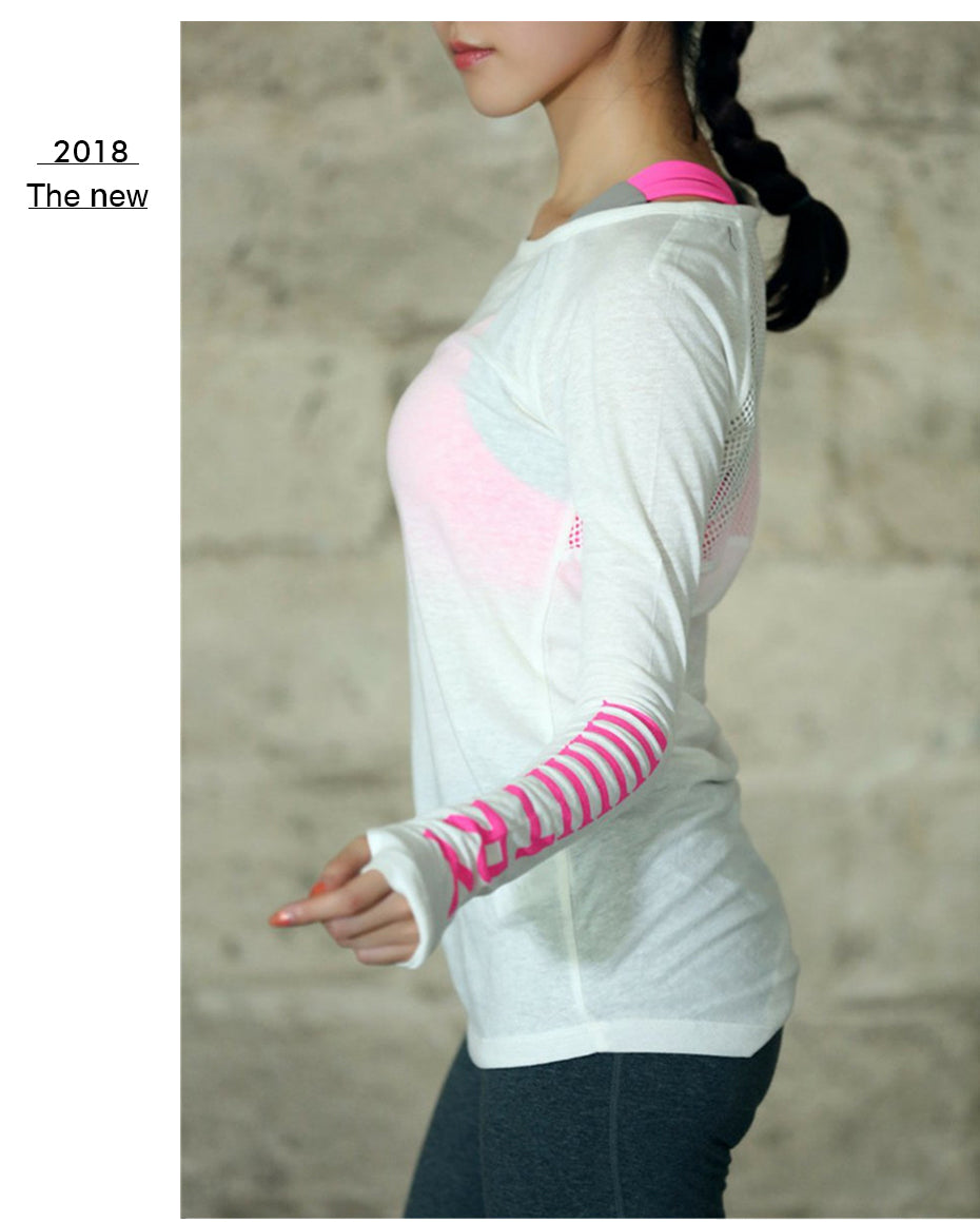 Lightweight skin-friendly breathable letter sportswear casual fitness