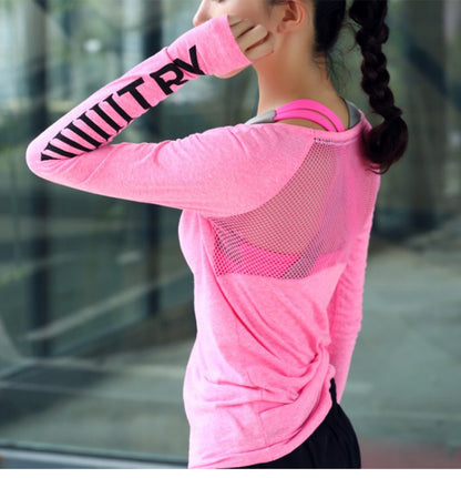 Lightweight skin-friendly breathable letter sportswear casual fitness