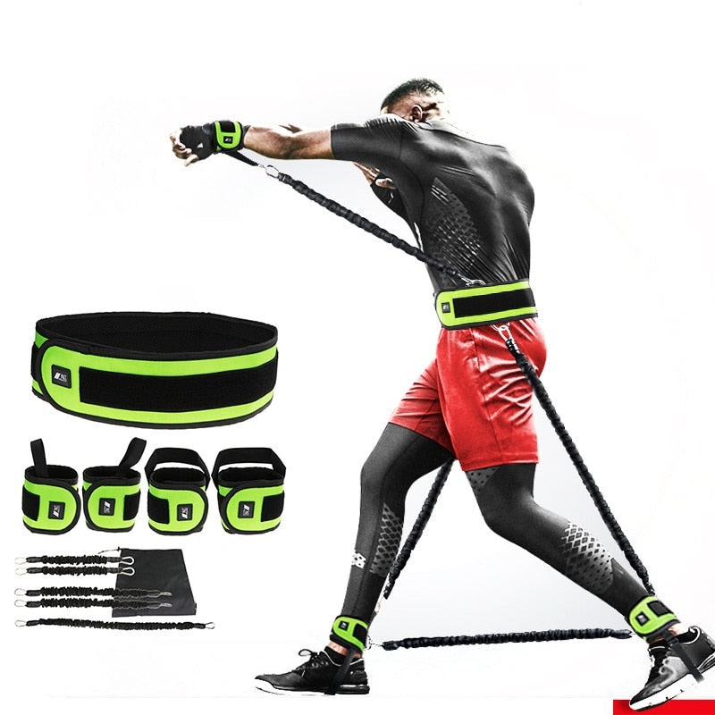 Leg Squat Boxing Combat Training Resistance Bands Fitness