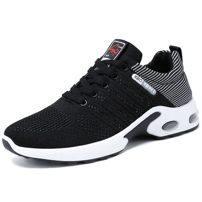 Fashion Mesh Shoes With Striped Design Men Outdoor Sports Shoes
