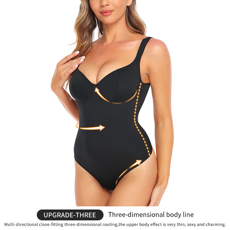 Jumpsuit Shapewear Sports Wear-free Bra