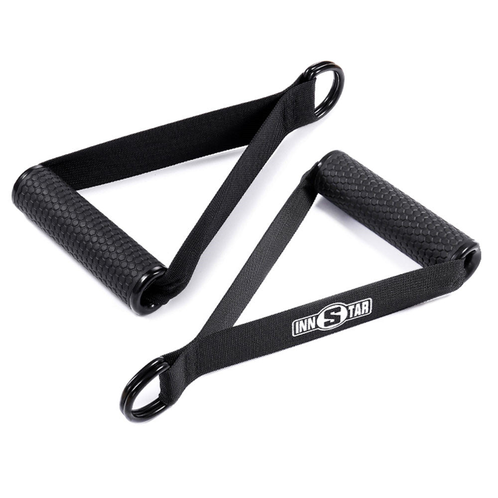 High and low position pull rod handle fitness equipment