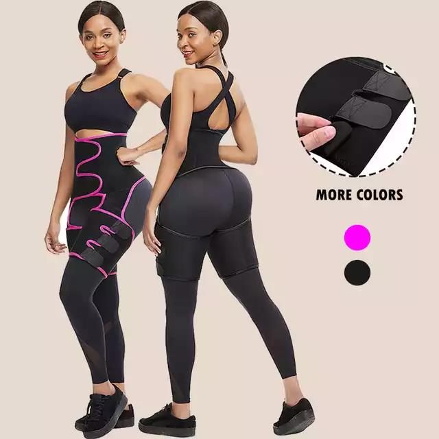 Sports Waist Belt Adjustable One-piece Girdle Leg Straps