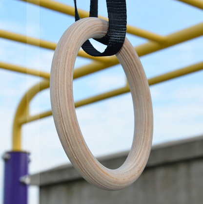 Gymnastics birch rings