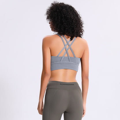 Yoga wear sports running bra