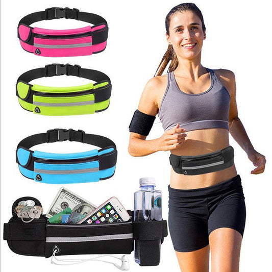 Fitness Waist Bag With Pocket Slim Running Jogging Belt Fanny Pack Bag