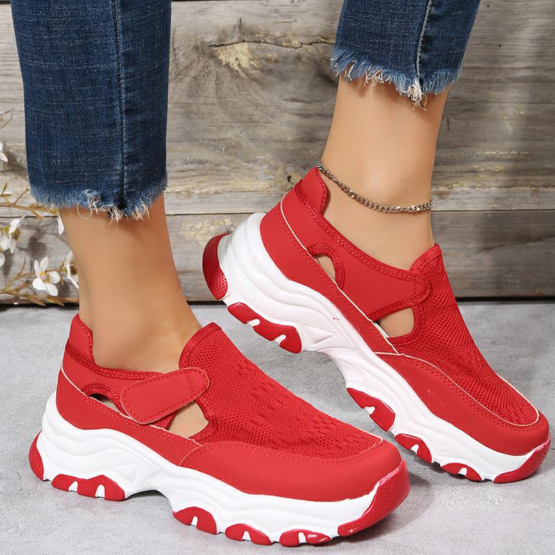 Mesh Sport Shoes Women Fashion Outdoor Flat Heel