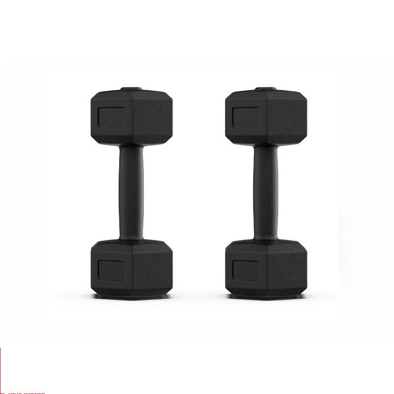 Dumbells Men's Arm Muscle Training Rubberized Dumbbells