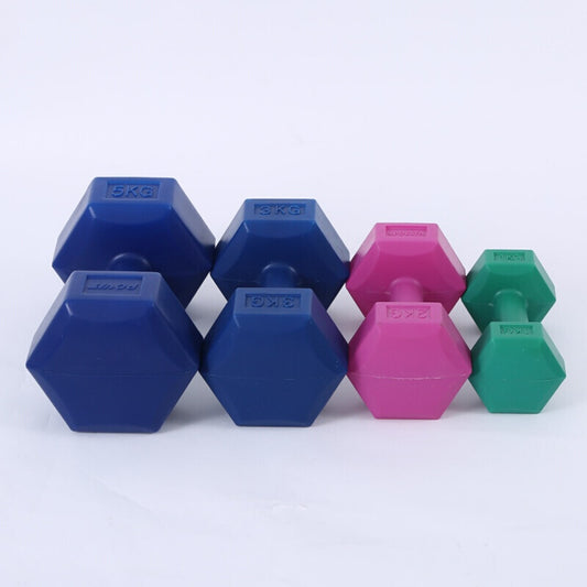 Ladies Gym Aerobics Filling Sand Hexagon Dumbbell