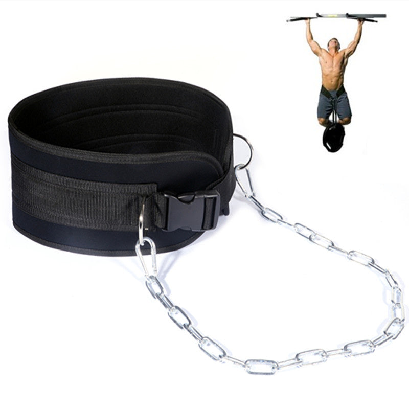 Fitness equipment pull-ups weight-bearing belt iron chain