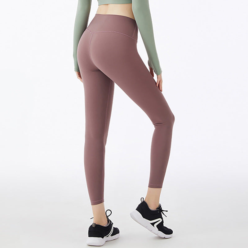 Hip Lifting High Waist Fitness Trousers And Tight Yoga Pants