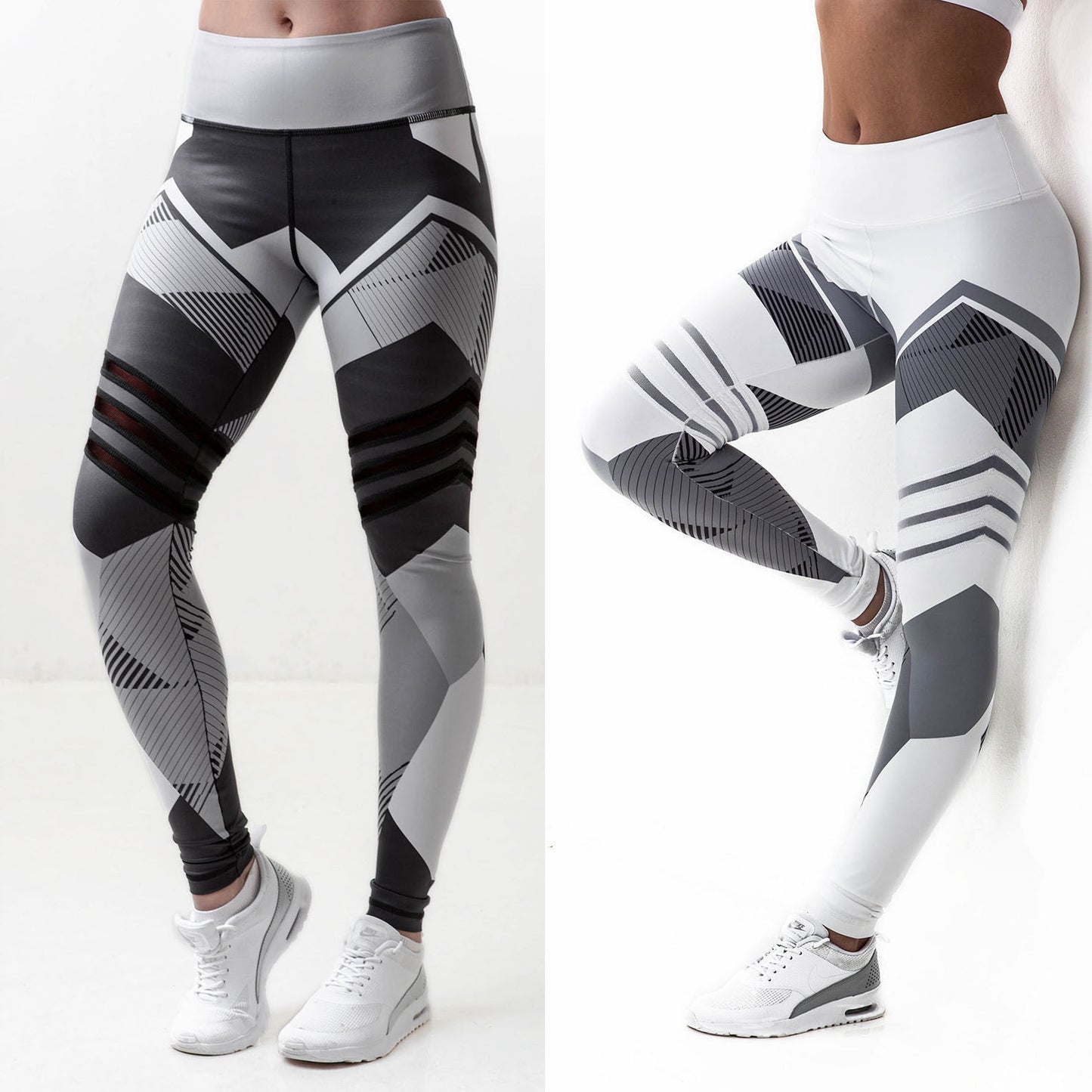 Geometric Print Butt Lifting Yoga Pants