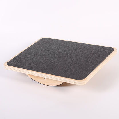 Rectangular Balance Board Wooden Fitness Equipment