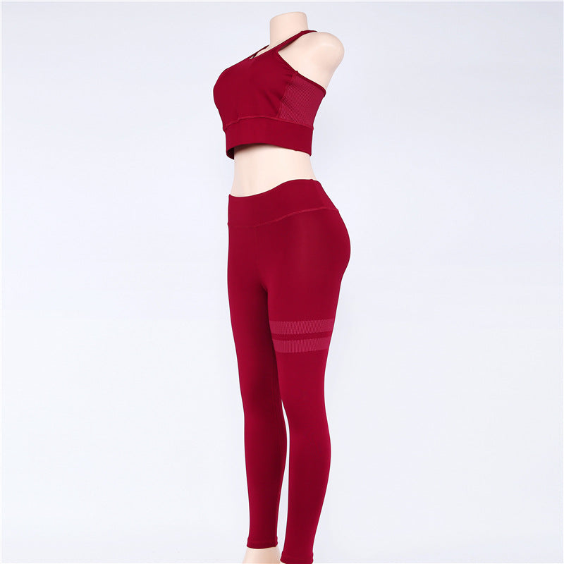 Women sport Suit Gym Yoga Sets 2 Pieces Women Sportwear Yoga Set