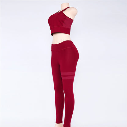 Women sport Suit Gym Yoga Sets 2 Pieces Women Sportwear Yoga Set