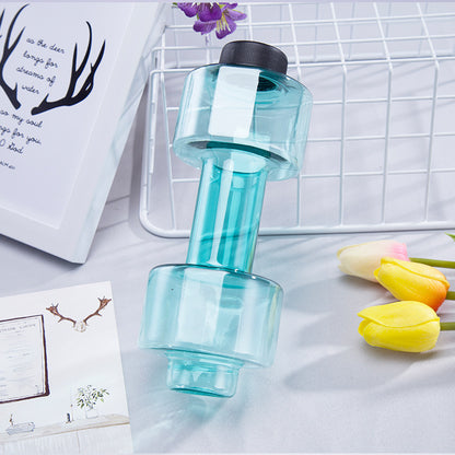 Dumbbell Water Bottle Fitness Creative Space Cup