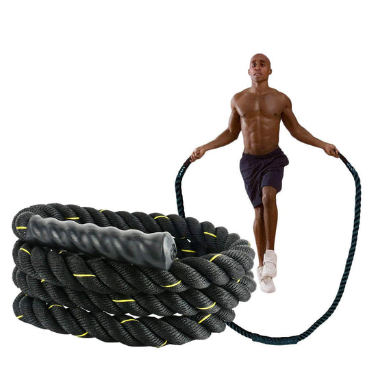 Fitness Jumping Rope Heavy-Duty Bold Fitness Rope Weight-Bearing