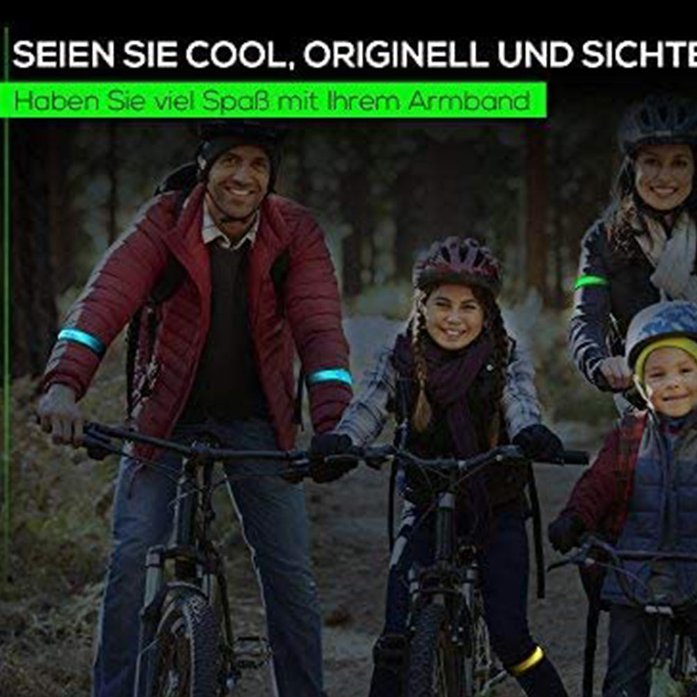 USB Charging LED Luminous Night Running Armband Bracelet