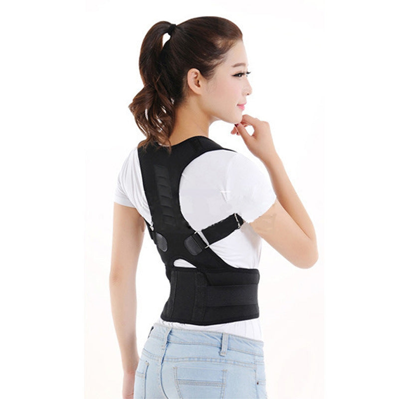 Adjustable Magnetic Posture Corrector Corset Back Men Body Shaper