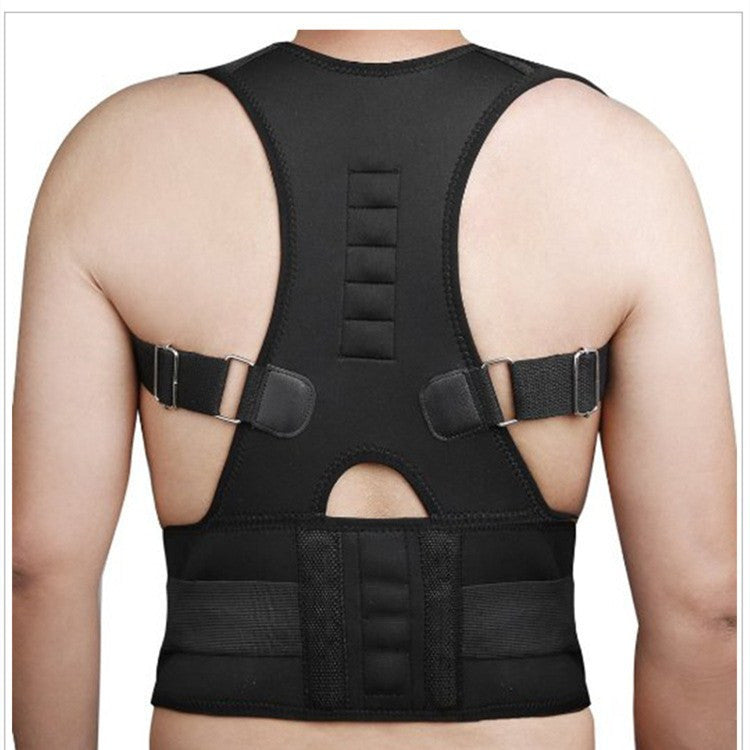 Adjustable Magnetic Posture Corrector Corset Back Men Body Shaper