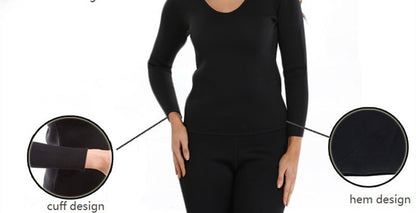 Sweat-Sculpting Long-sleeved Body Tummy Sportswear