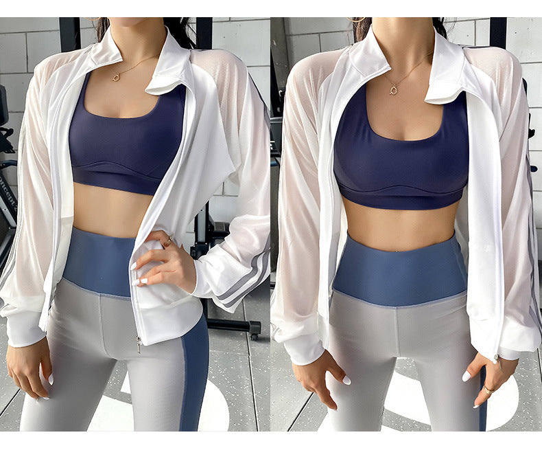 Sports Jacket Women's Breathable Gym Clothes