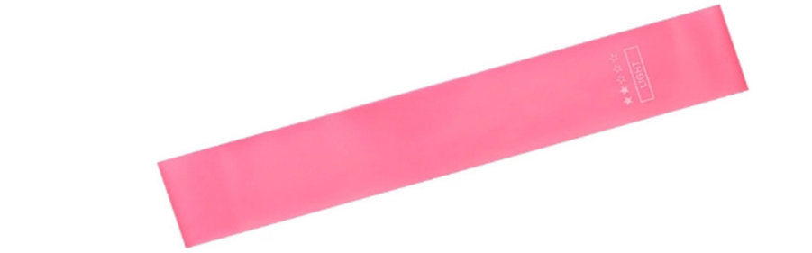 Silicone Elastic Band Fitness Pink Gradient Resistance Band