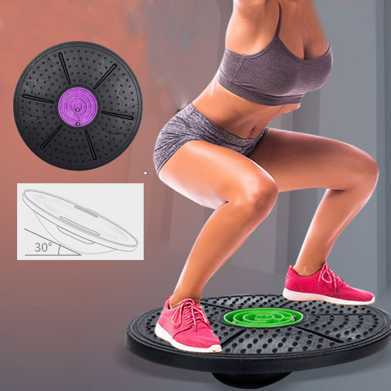 Yoga Balance Board Disc Stability Round Plates Exercise Trainer